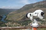 La Diputación instala un telescopio de uso gratuito en el mirador del Salto en Saucelle 